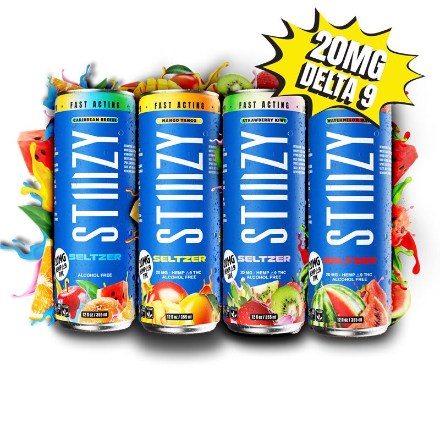 Stiiizy Hemp Seltzer D9 THC (12oz/335ml) 20mg