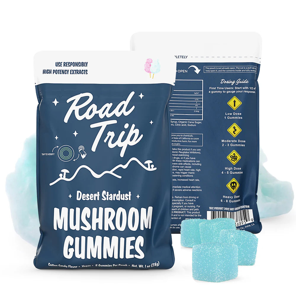 Road Trip Mushroom Gummies Single Bag