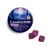 Camino Gummies Sour Blackberry Dream | Deep Sleep | 10MG THC 10MG CBN 10MG CBD | 10ct Can