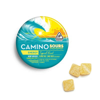 Camino Gummies Sour Tropical Burst | Energy | 10mg THC 5mg THCv | 10ct Can