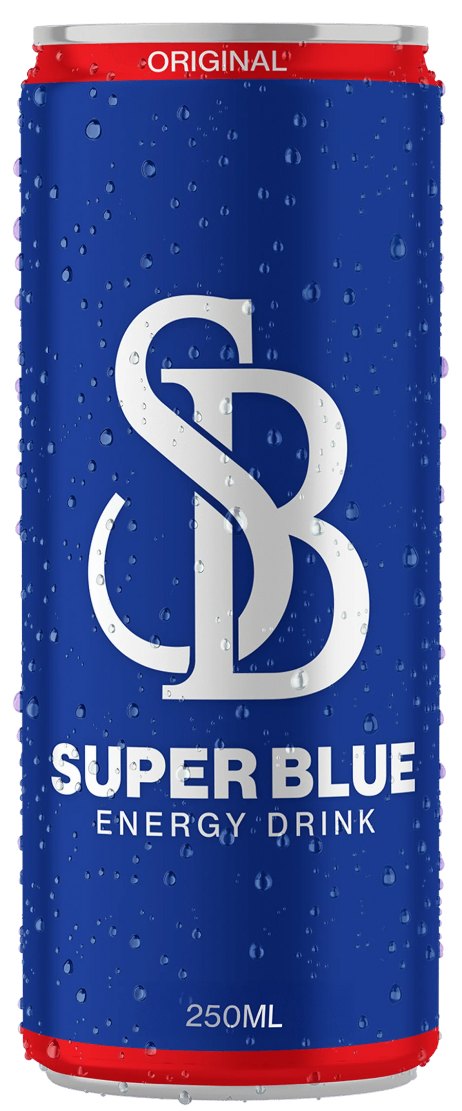 Super Blue Energy Drink 8.4oz 24ct Case