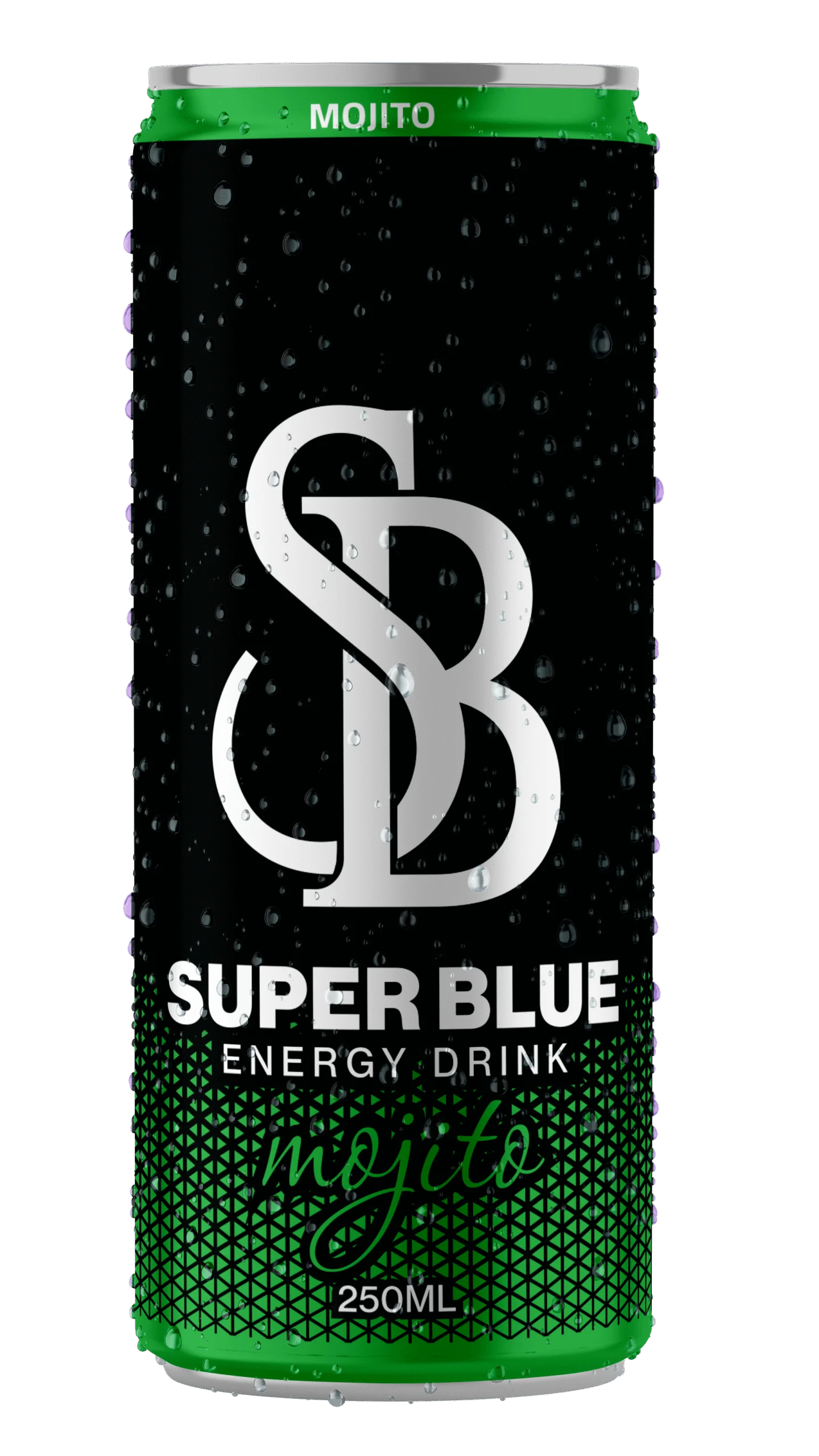 Super Blue Energy Drink 8.4oz 24ct Case