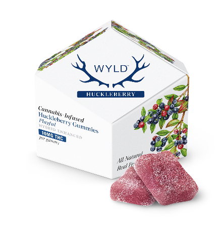 Wyld All Natural Real Fruit Gummies | Hemp Delta-9 THC 10MG THC