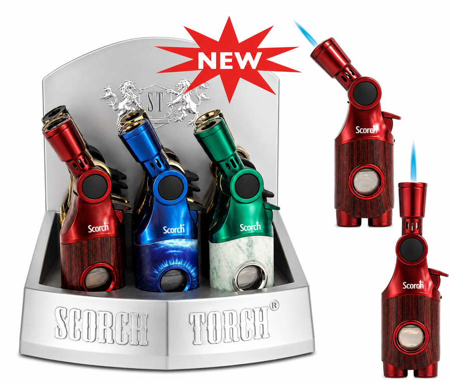 Scorch Torch Single Flame Adjustable Nozzle Assorted Color 9ct Box (61864)