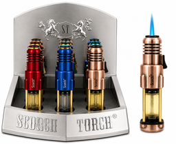 Scorch Torch Single Flame Large Transparent Fuel Tank 9ct Box (61830)