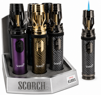 Scorch Torch Single Large Torch Assorted Design 6ct Box (61893) - United Wholesale