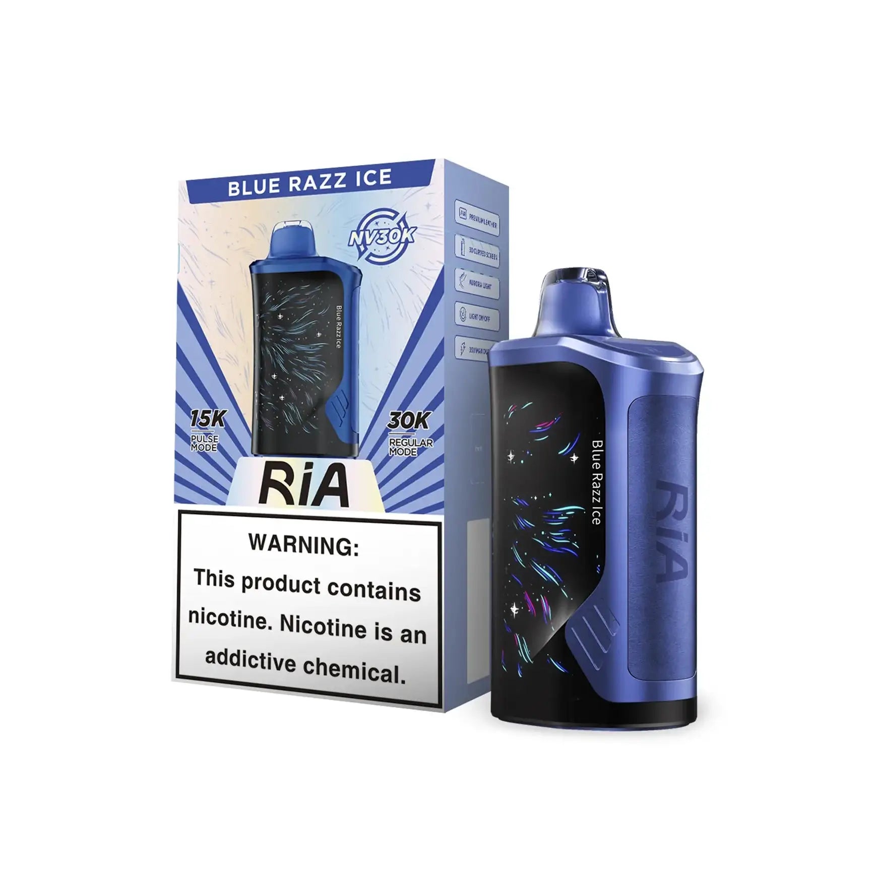 RIA NV30K By Geek Bar Disposable Vape 5-Count Box