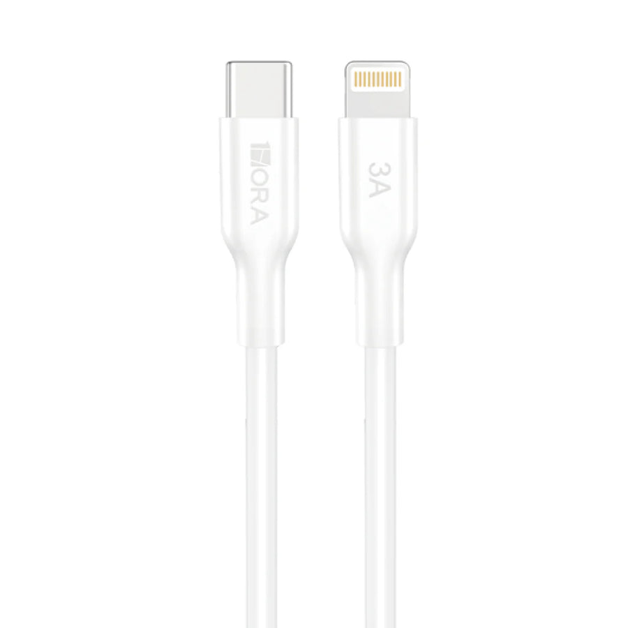 1Hora 1M Data Cable C to Lightening White