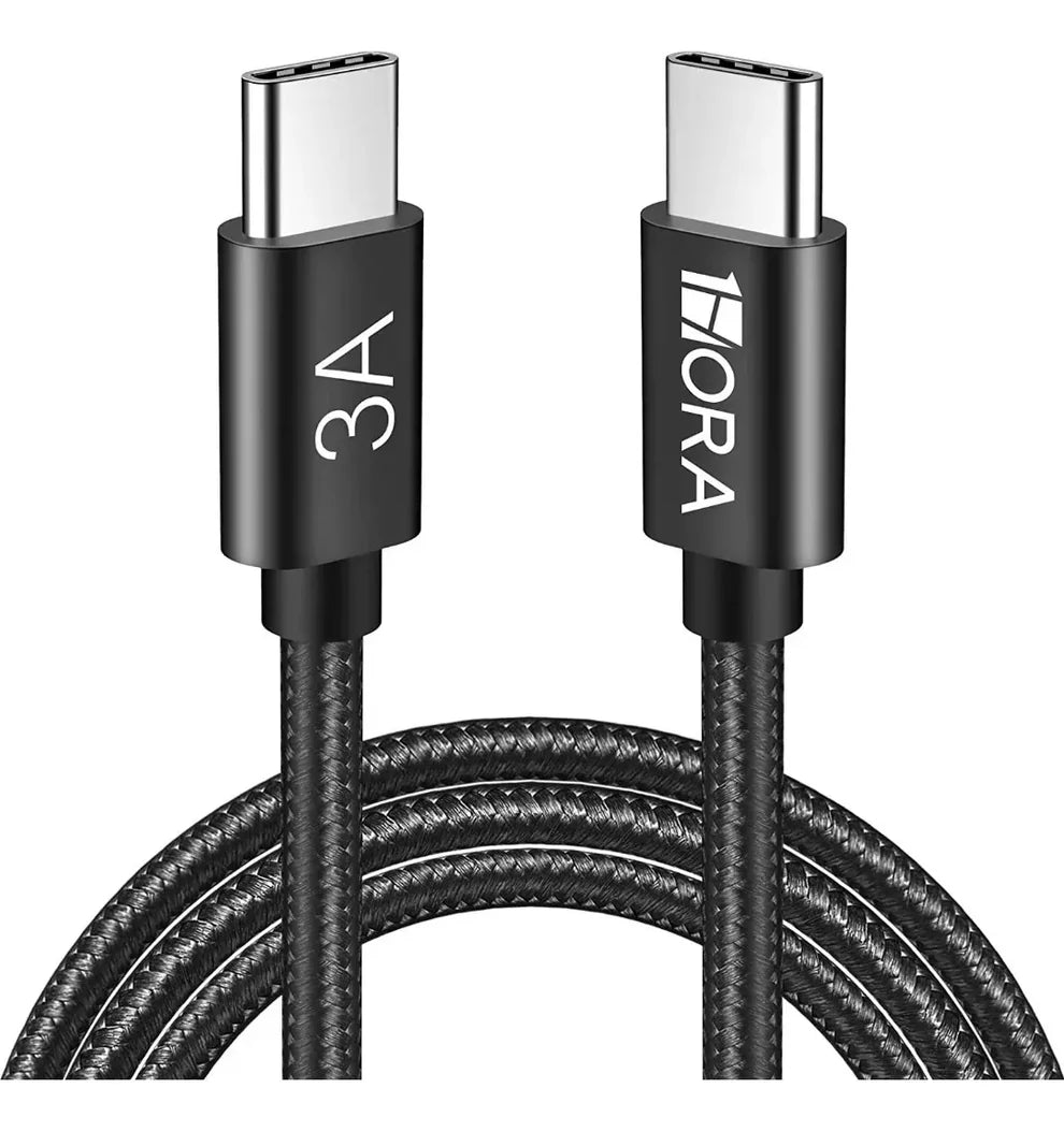 1Hora 1M 3A Data Cable C to C Black Color