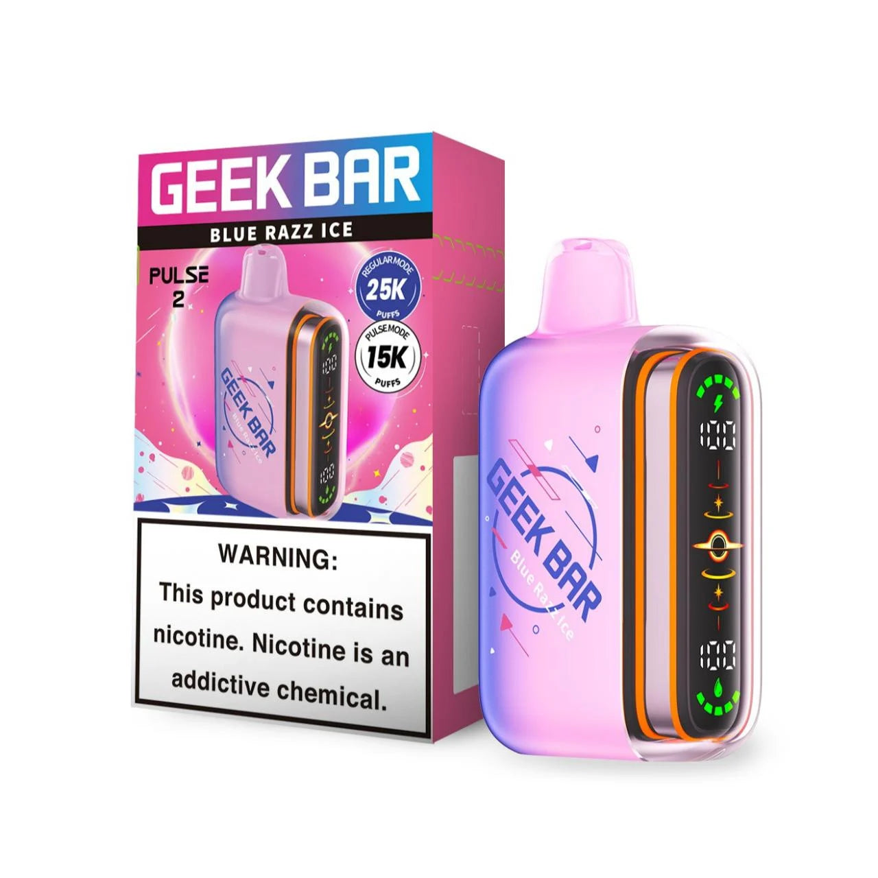 Geek Bar Pulse 2 25K Disposable Vape 5-Count Box