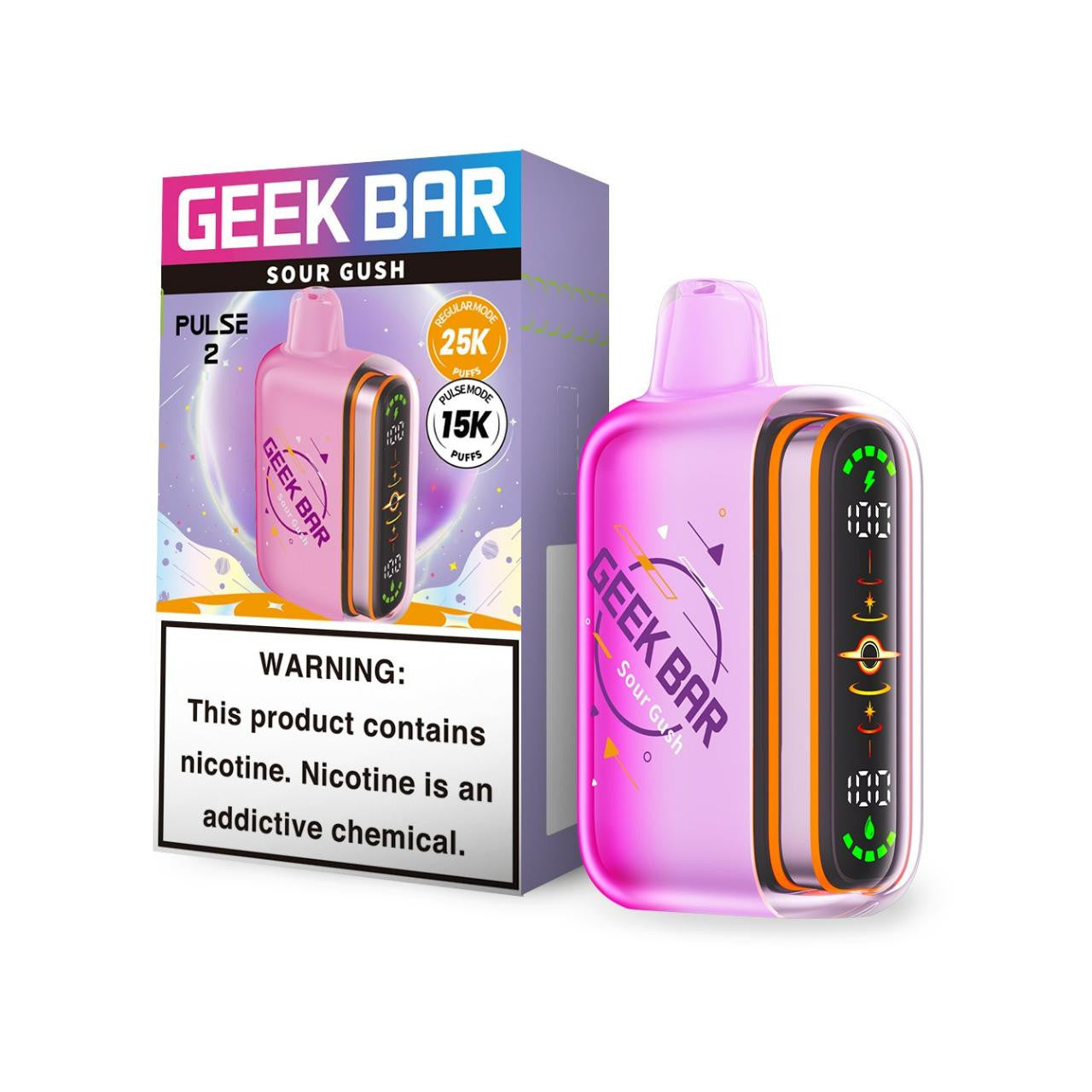 Geek Bar Pulse 2 25K Disposable Vape 5-Count Box