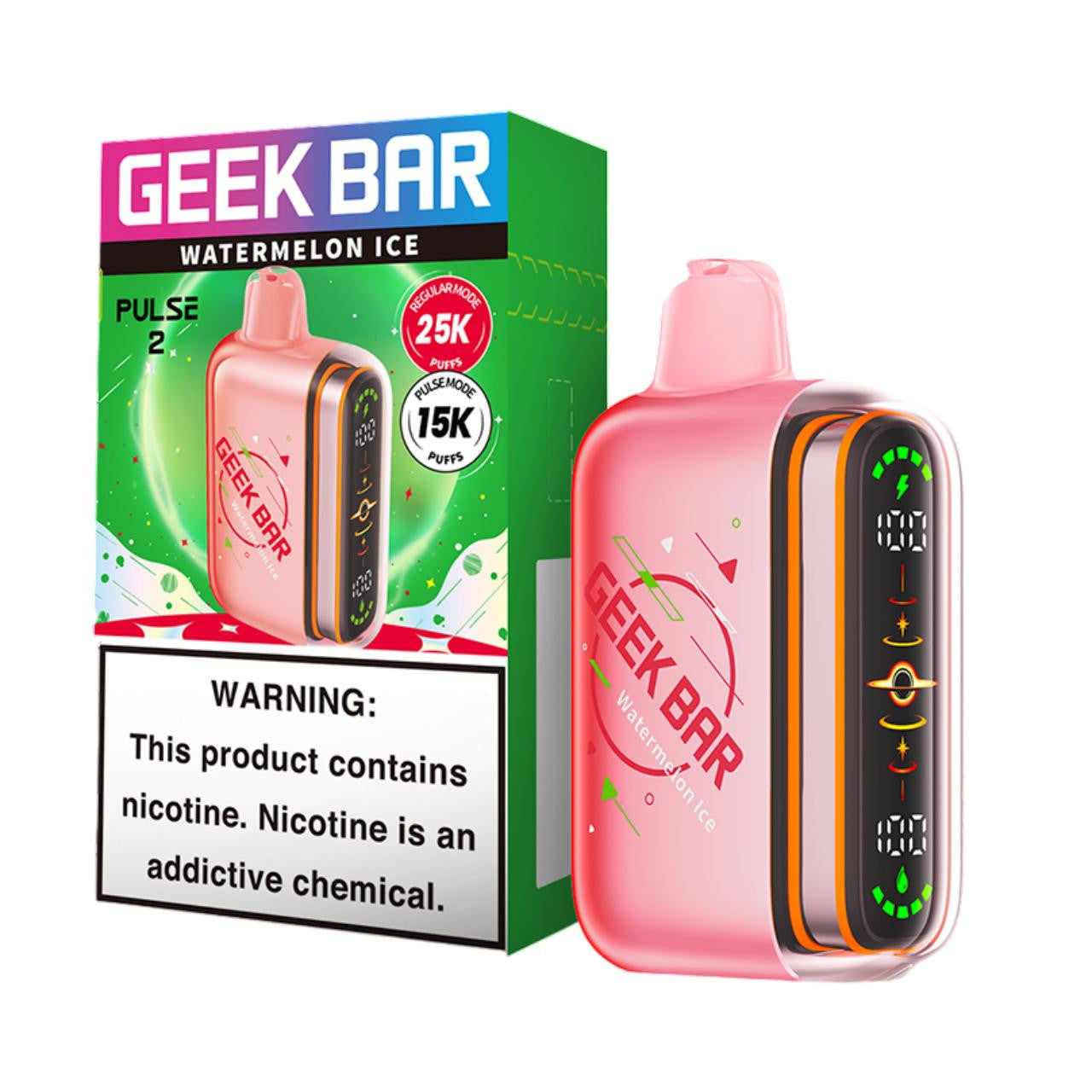 Geek Bar Pulse 2 25K Disposable Vape 5-Count Box