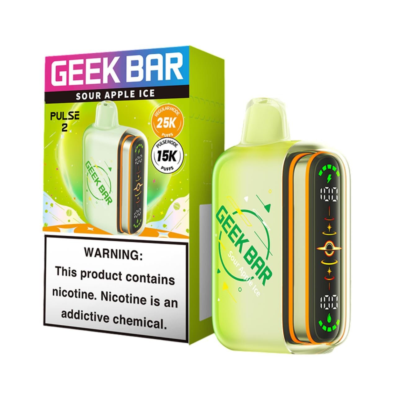 Geek Bar Pulse 2 25K Disposable Vape 5-Count Box