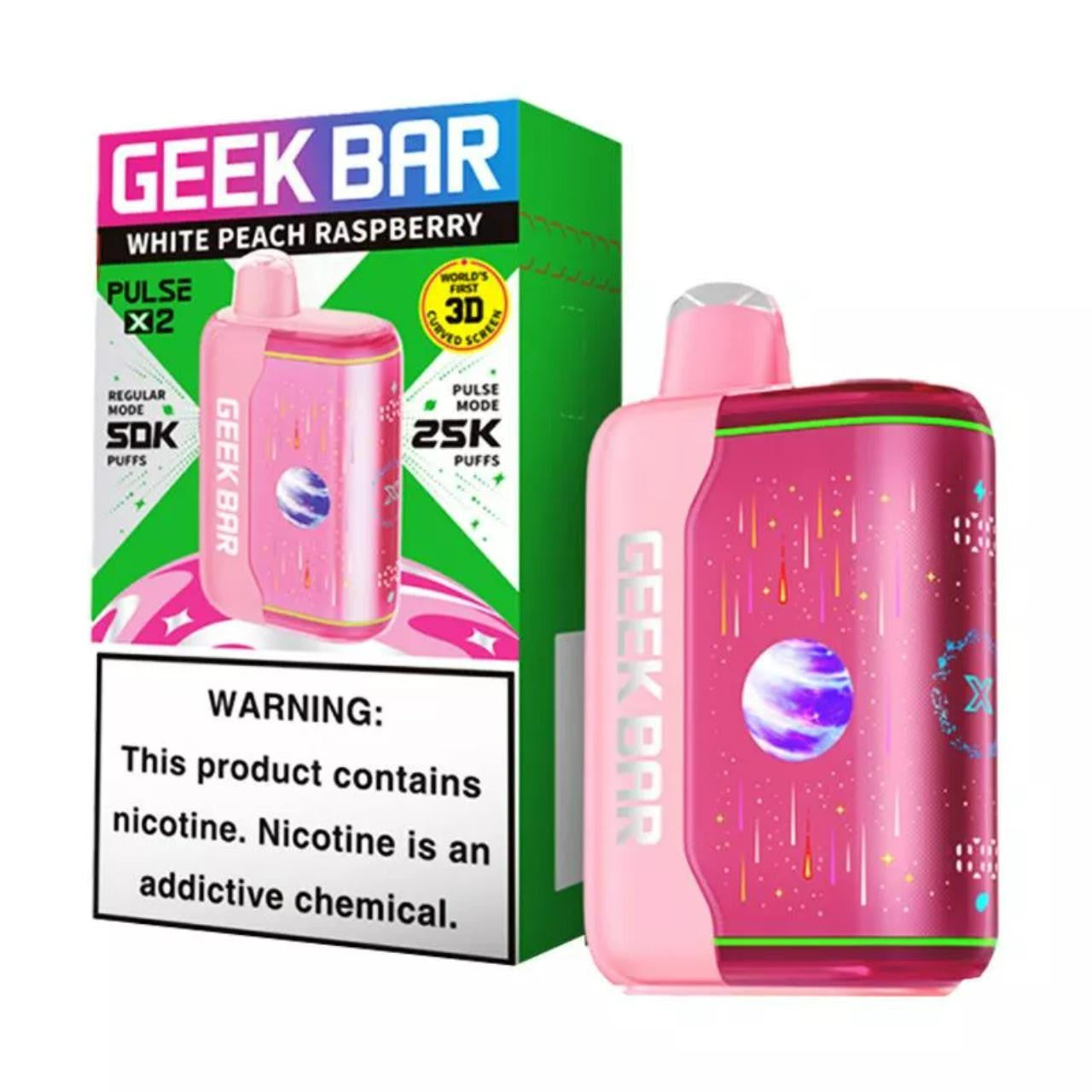 Geek Bar Pulse X2 50K Disposable Vape 5-Count Box