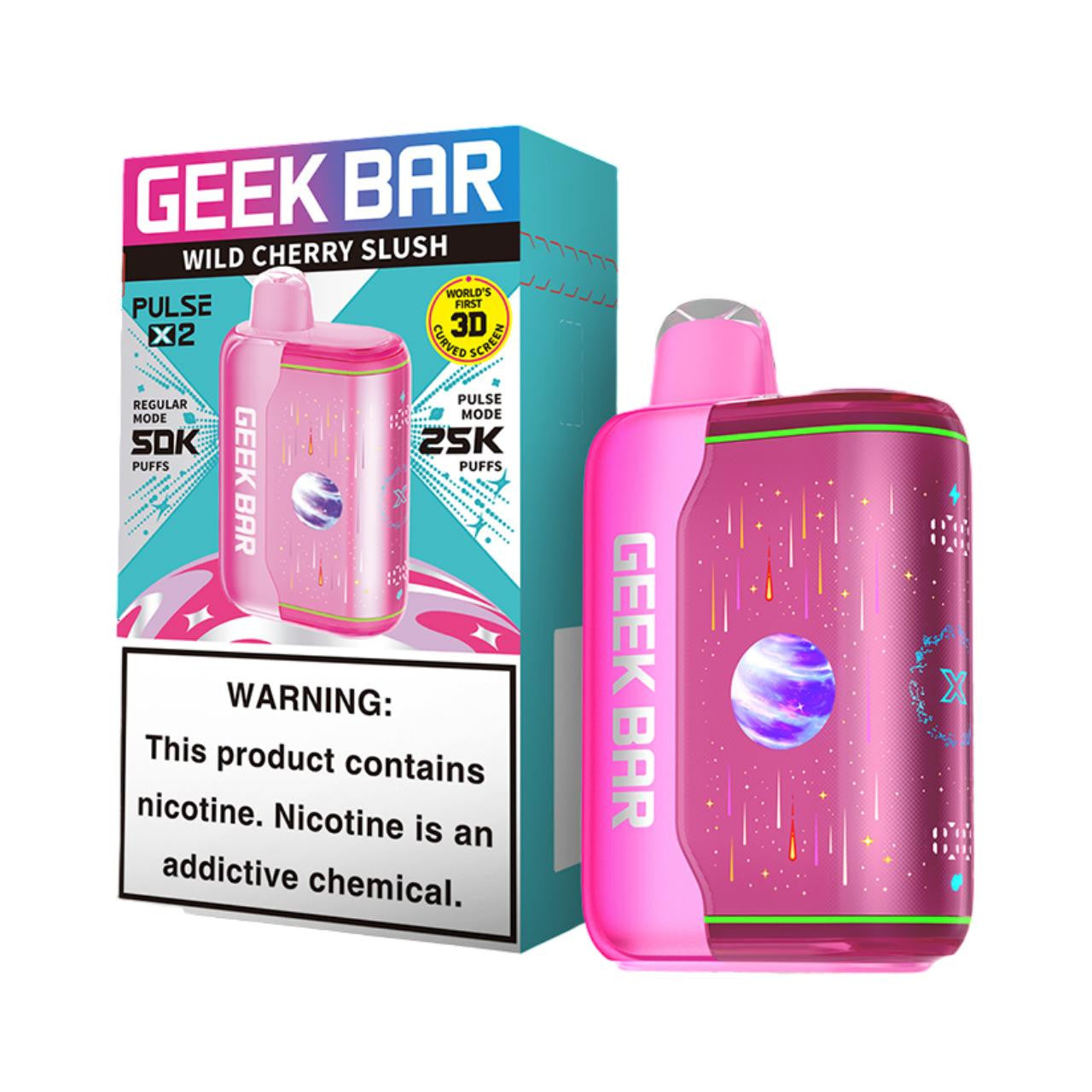 Geek Bar Pulse X2 50K Disposable Vape 5-Count Box