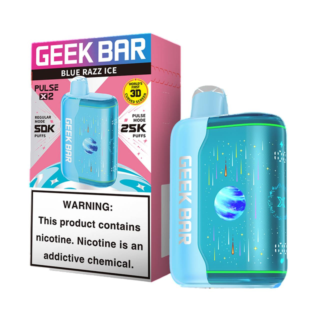 Geek Bar Pulse X2 50K Disposable Vape 5-Count Box