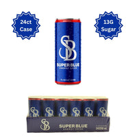 Super Blue Energy Drink 8.4OZ/250ml 24ct Case