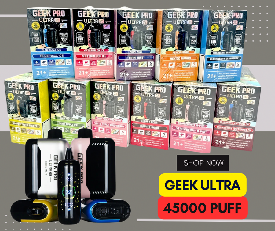 Geek Pro | Ultra X 45k Puffs | 5ct Box |