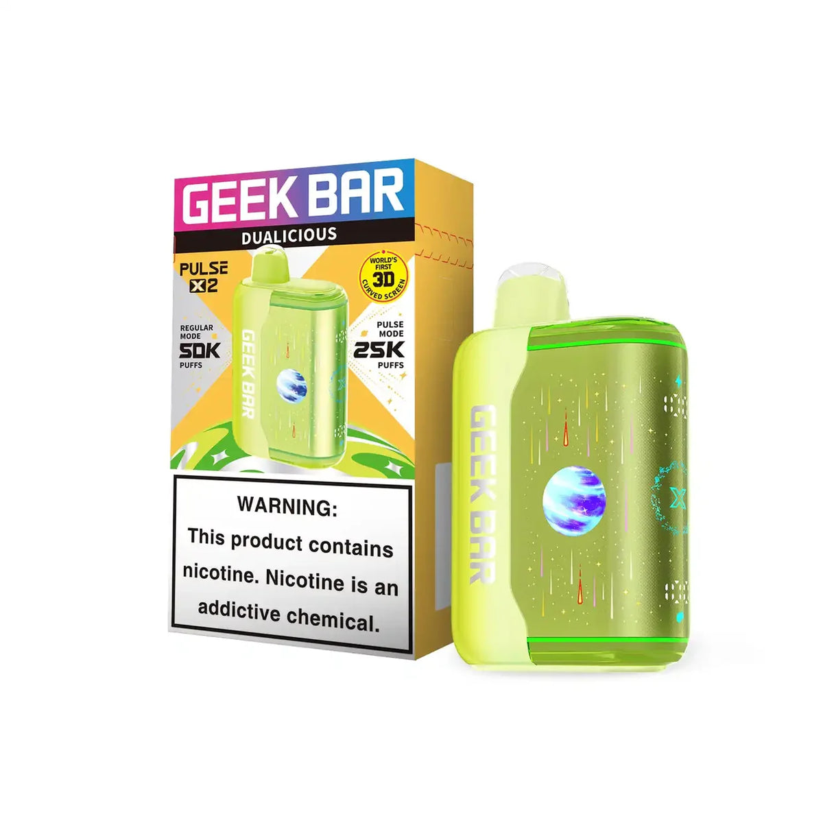 Geek Bar Pulse X2 50K Disposable Vape 5-Count Box