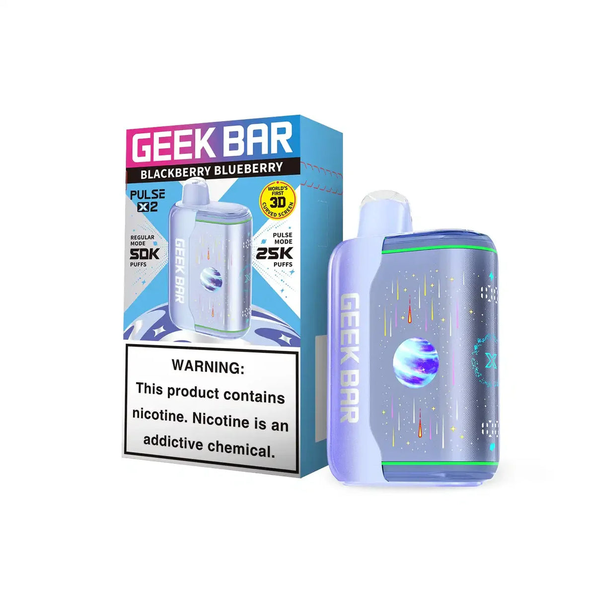Geek Bar Pulse X2 50K Disposable Vape 5-Count Box
