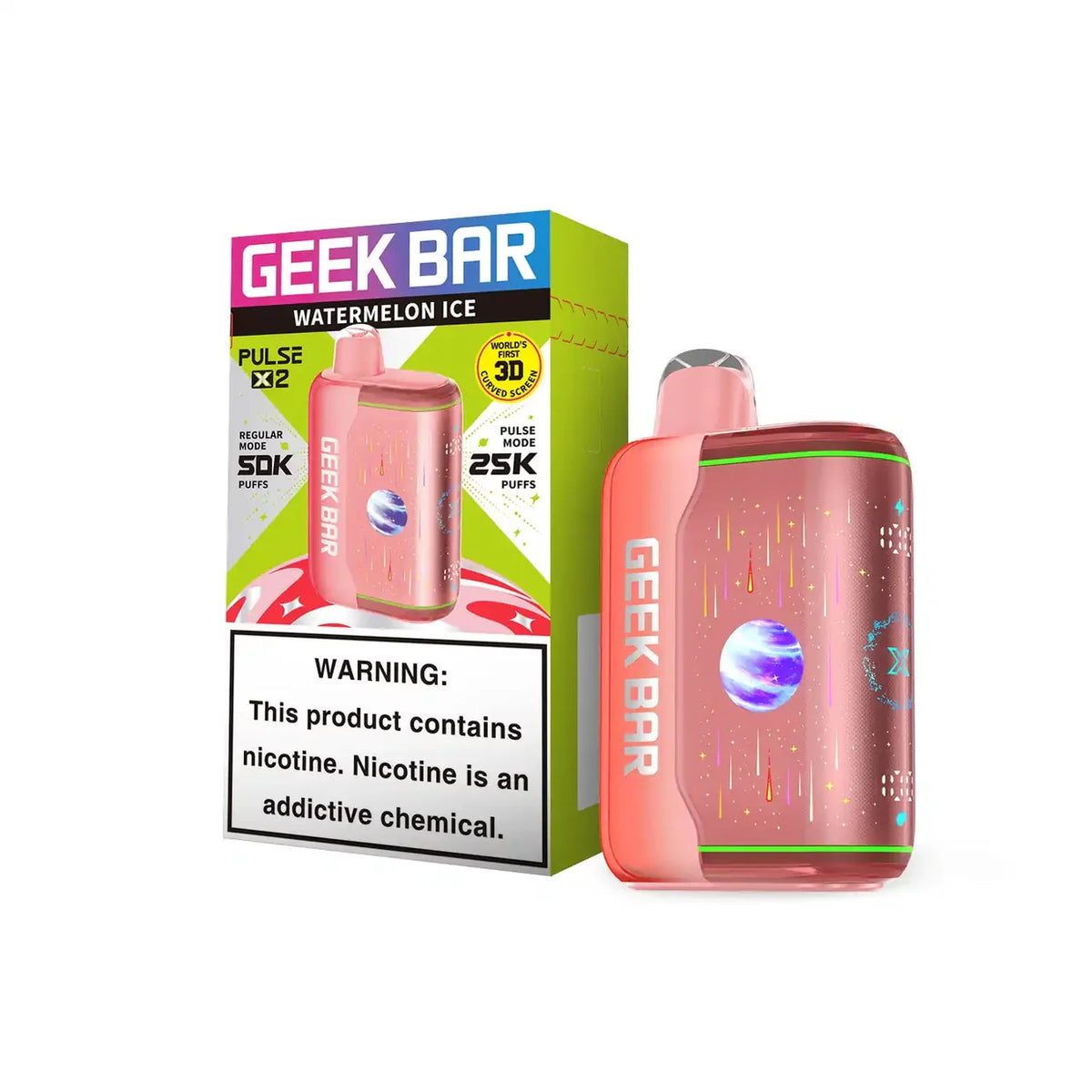 Geek Bar Pulse X2 50K Disposable Vape 5-Count Box