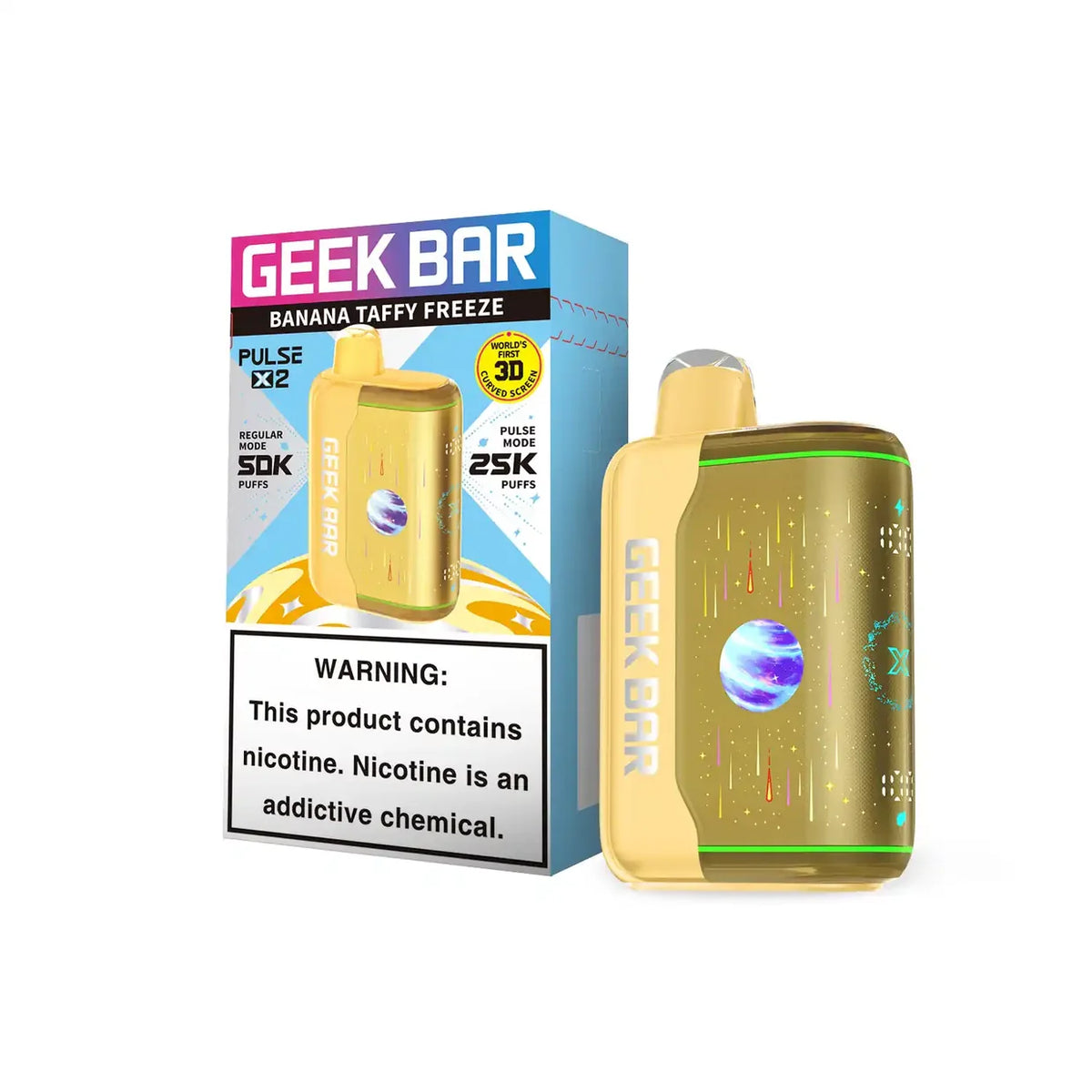 Geek Bar Pulse X2 50K Disposable Vape 5-Count Box