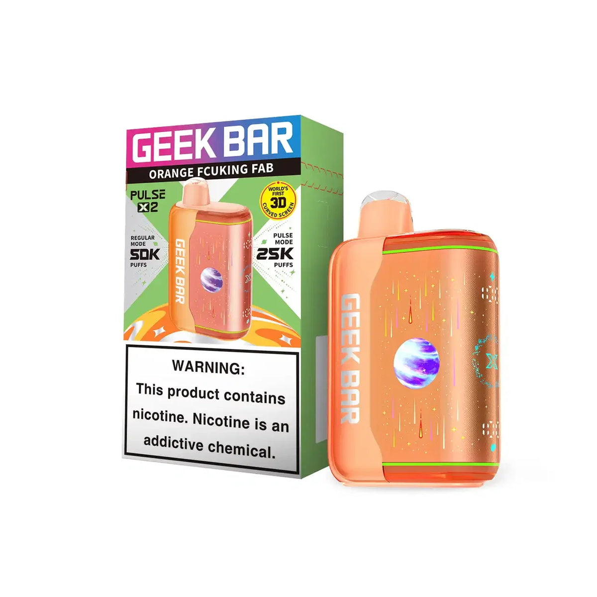 Geek Bar Pulse X2 50K Disposable Vape 5-Count Box
