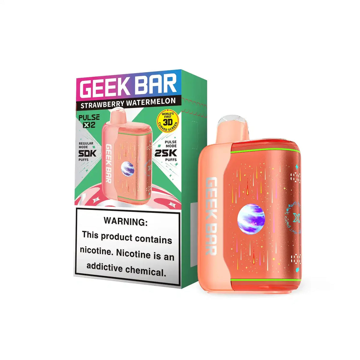 Geek Bar Pulse X2 50K Disposable Vape 5-Count Box