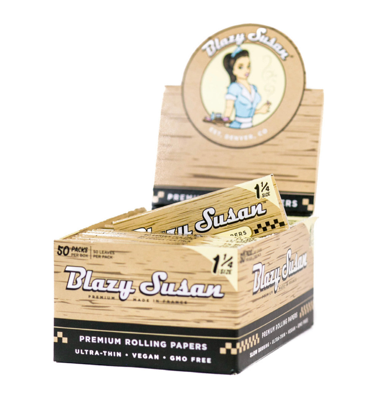 Blazy Susan Papers | Unbleached 1 1/4 | 50ct Box