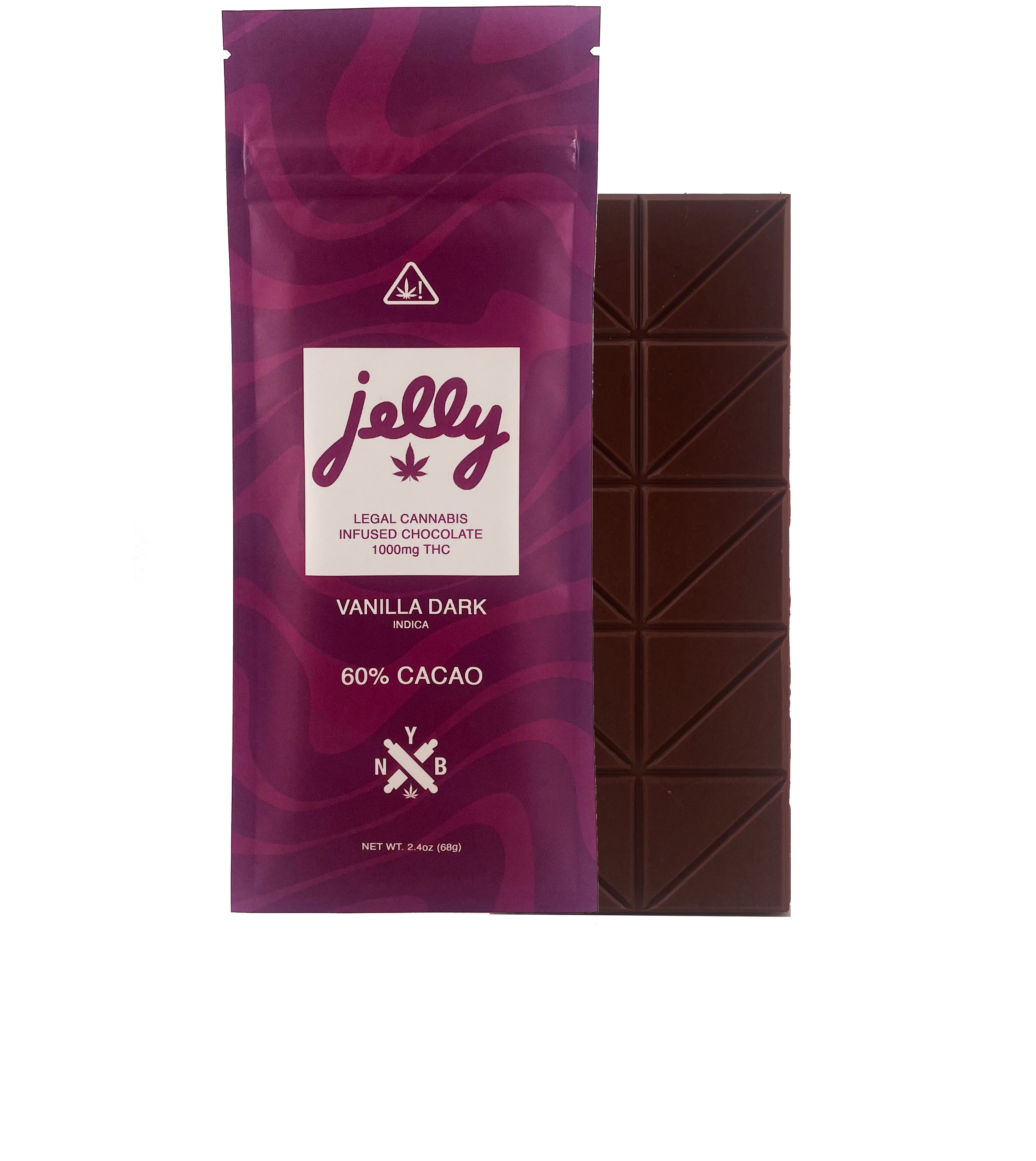 NYB Jelly Chocolate Bar | 1000mg THC|