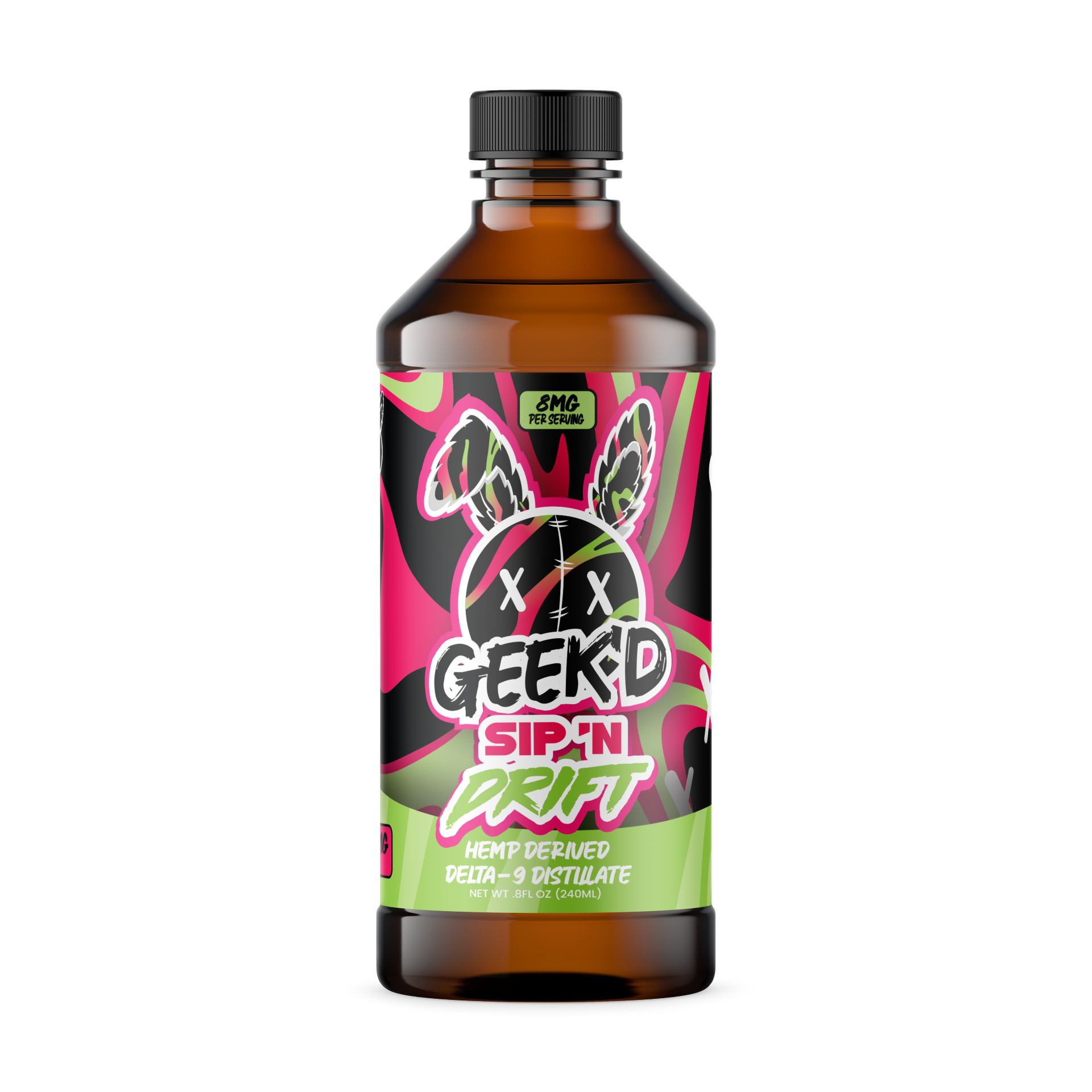 Geekd Sip N Drift Syrup | Delta-9 800mg 240ml |