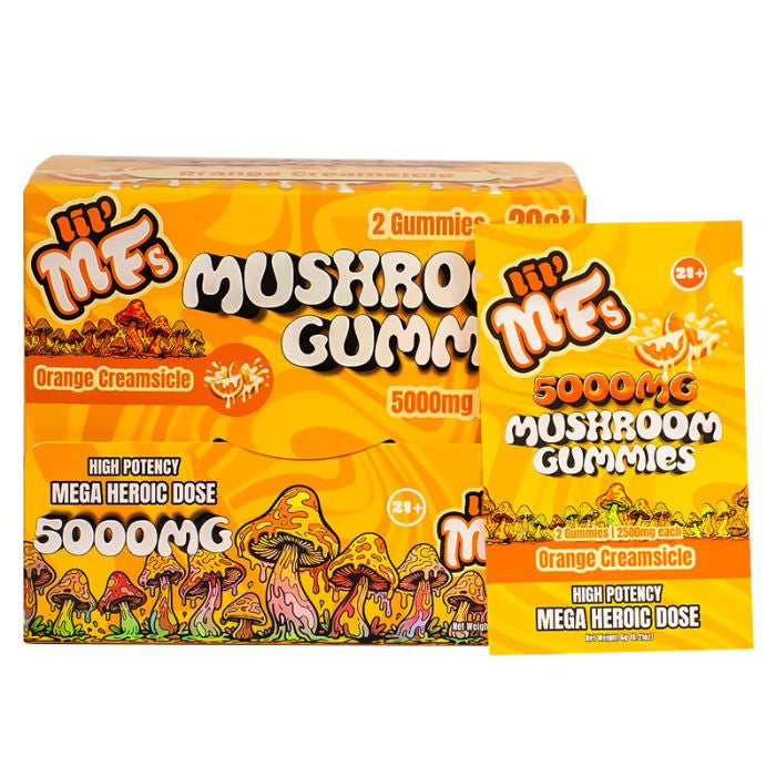 LIL MF'S Mushroom Gummies (2ct) 5000mg Per pack 20ct Box