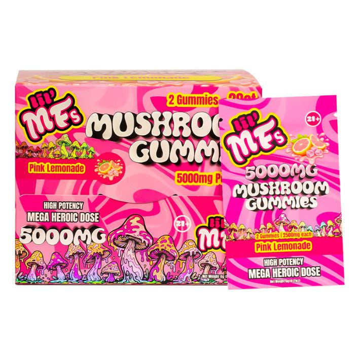 LIL MF'S Mushroom Gummies (2ct) 5000mg Per pack 20ct Box