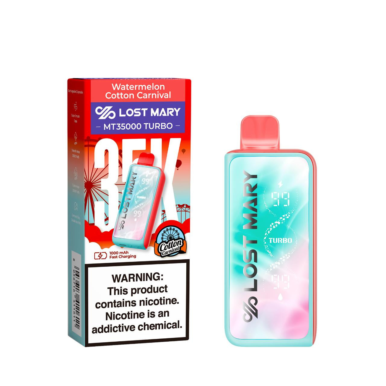 Lost Mary MT35000 Disposable Vape 5-Count Box - United Wholesale