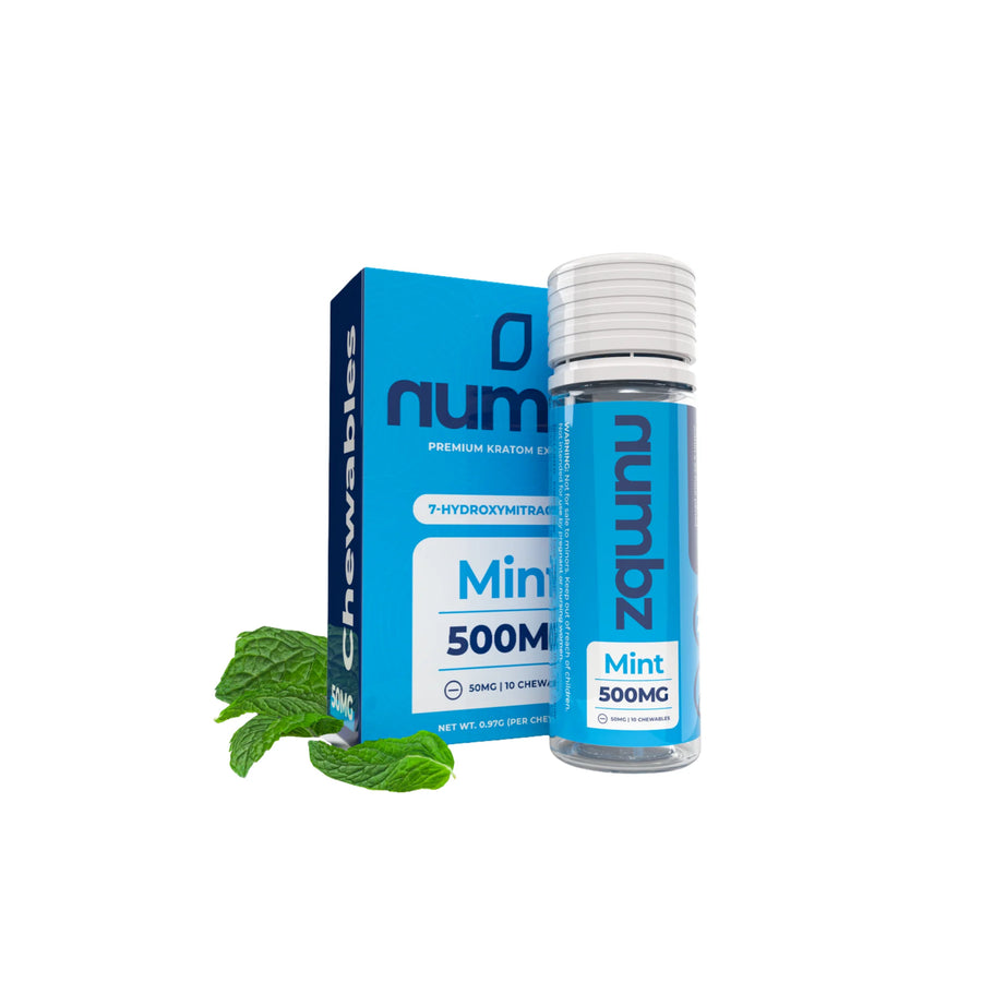 Numbz 7 Hydroxy (10ct) 50mg Per Tab (500mg Per Jar) 5ct Box |