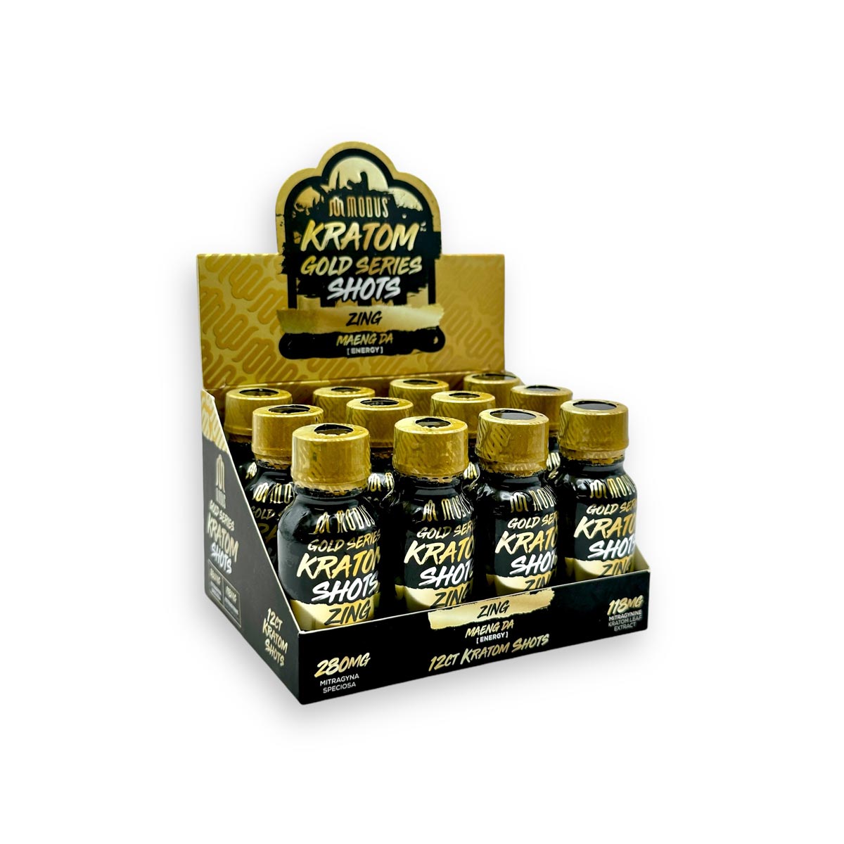 Modus Kratom Gold Shots|12ct Box|