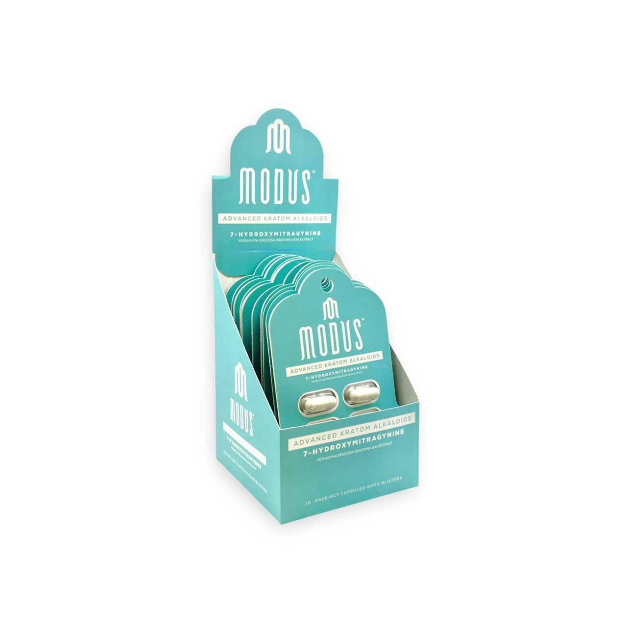 Modus | Kratom | 7-Hydroxy Caps 6Pack | 10ct Box