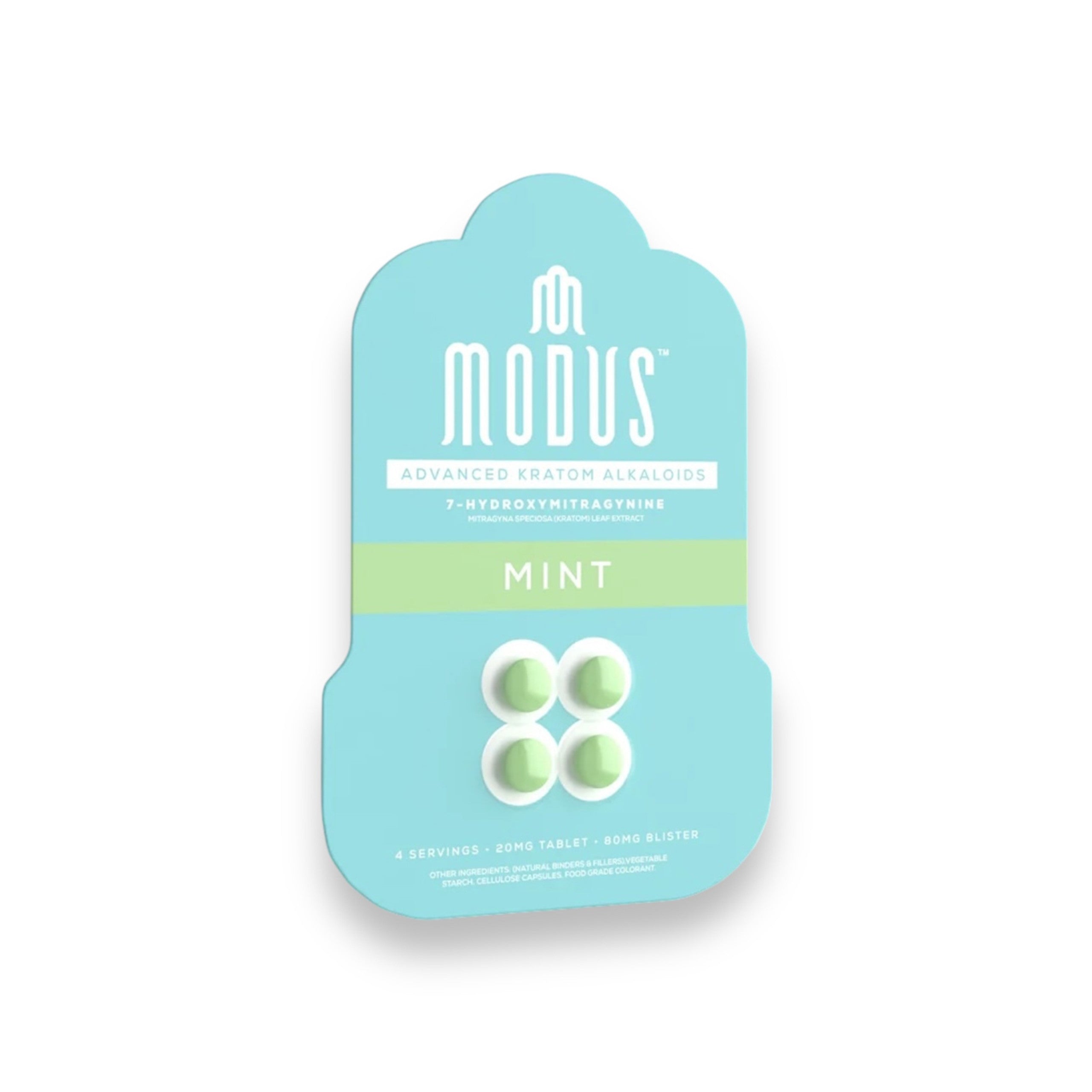 Modus 7- Hydroxy Kratom | 4ct 20mg caps | 10ct Box |