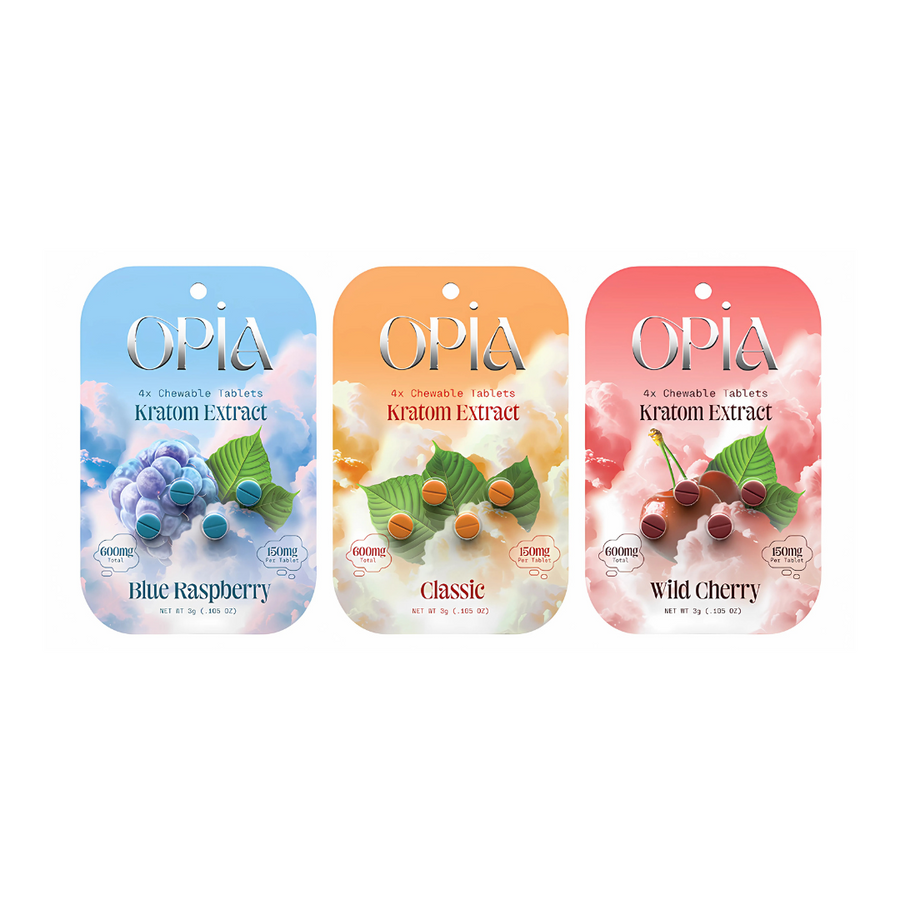 Opia Tablets 7 Hydroxy (4ct) 150mg Per Tab (600mg Per Pack) 10ct Box |