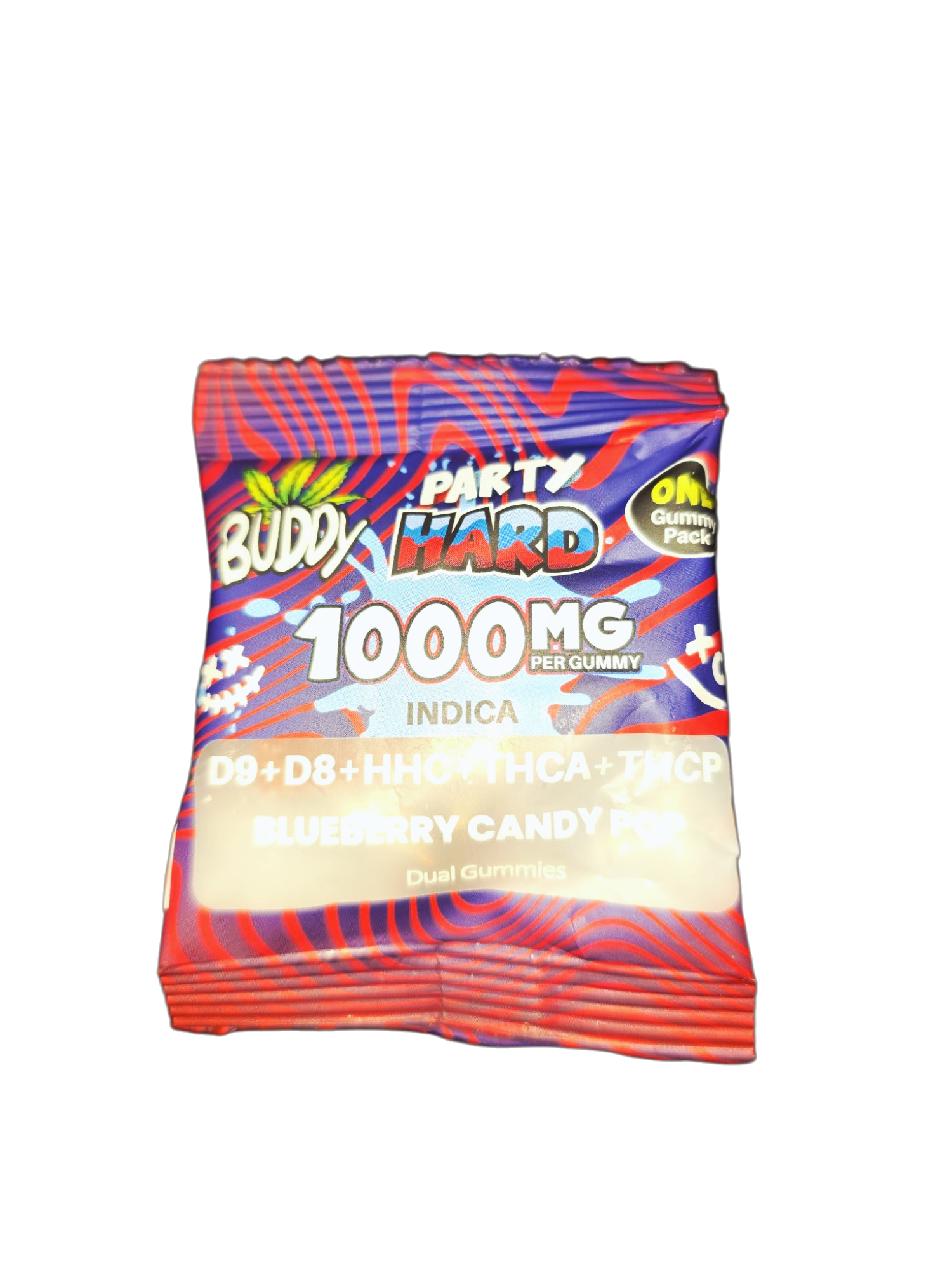 Buddy | Edibles | D9 D8 HHC THCA THCP 1000mg Gummy | 80ct Jar