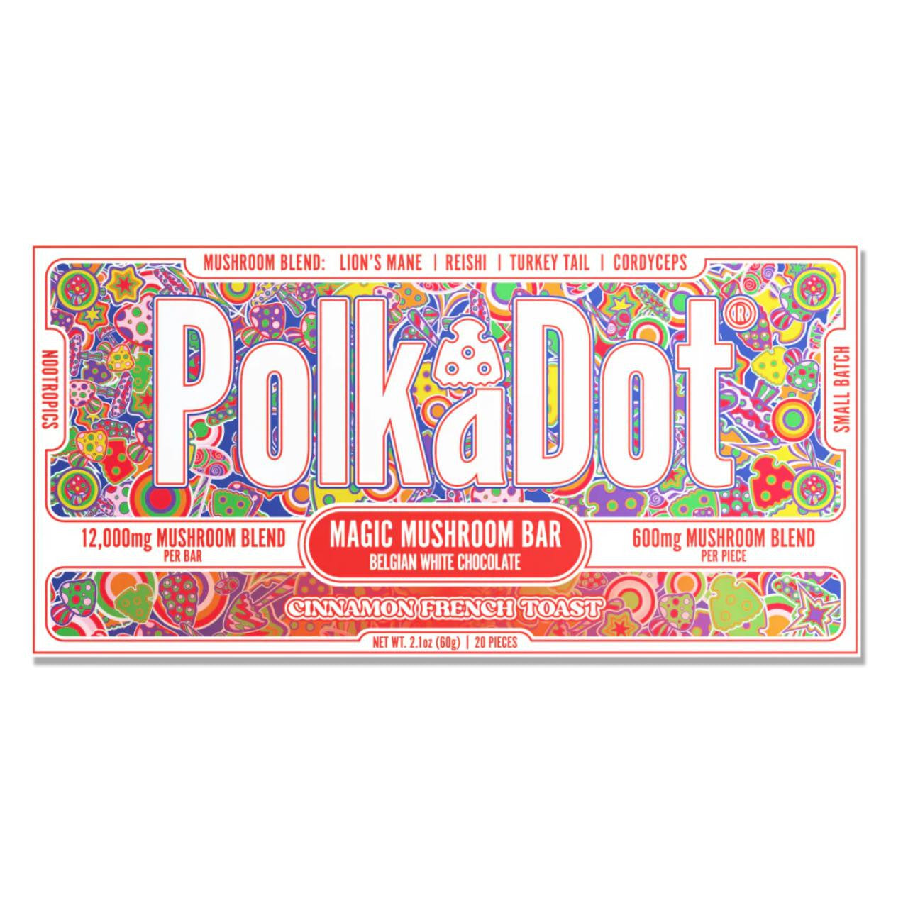 Polkadot Mushroom Magic Chocolate Bar 12000mg