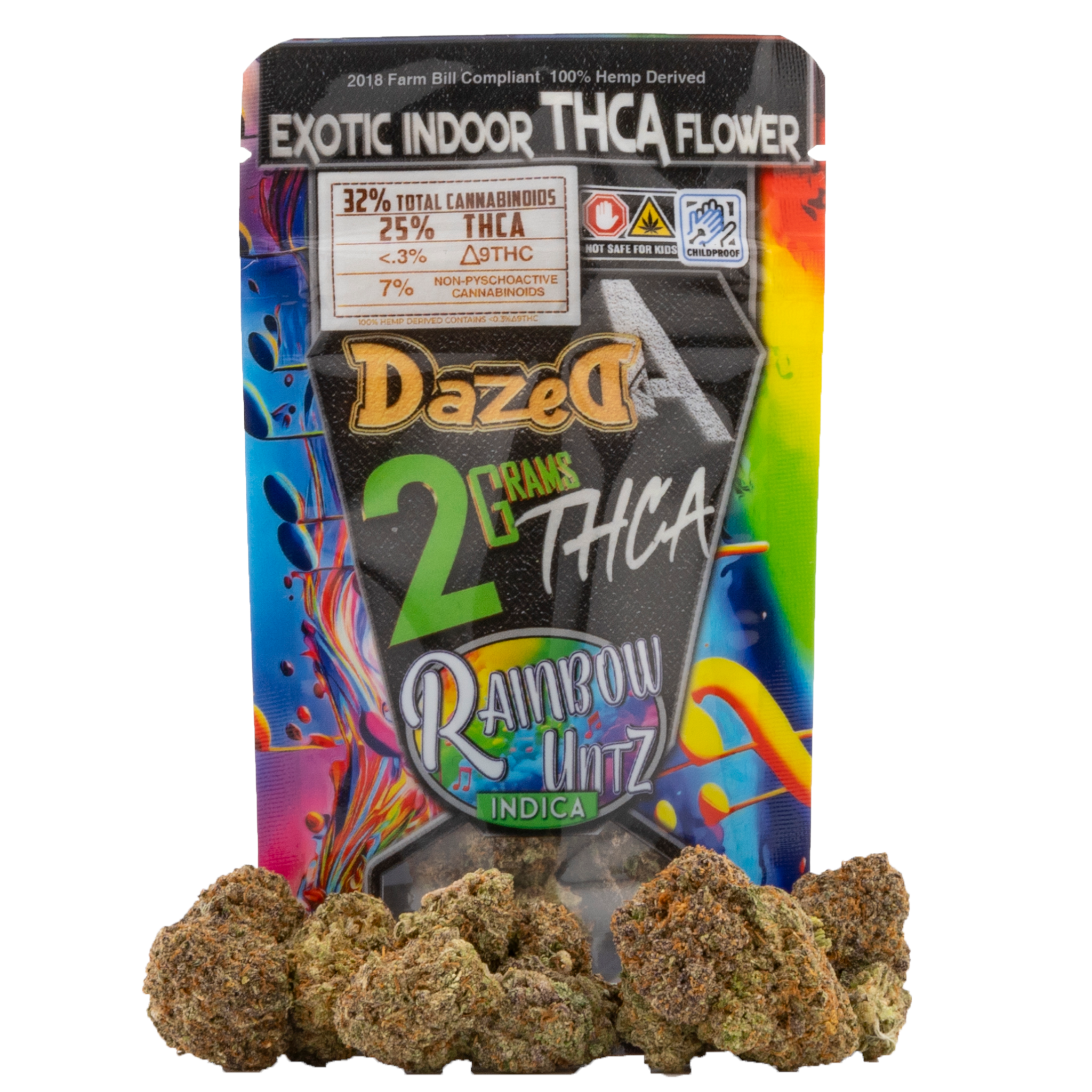 Dazed Flower | THC-A 2g | 25ct Box