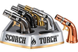 Scorch Torch Single Flame Metal Torch Lighter 6ct Box (61881)