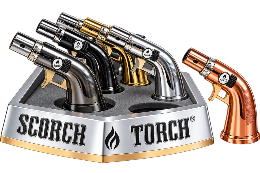 Scorch Torch Single Flame Metal Torch Lighter 6ct Box (61881)