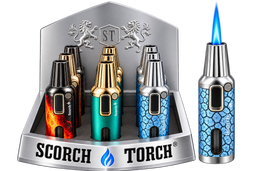 Scorch Torch Single Flame Oval Shape Lighter 9ct Box (61842)