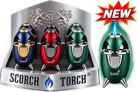 Scorch Torch Single Flame Atomic Rocket Heavy Metal Torch 6ct Box (61861)