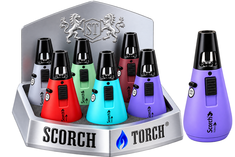 Scorch Torch Single Flame Cone Shape Lighter 6ct Box (61900)