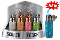 Scorch Torch Single Flame Cylindrical Lighter 12ct Box (61892)
