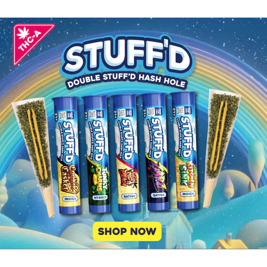 Stuff'd Double Stuff'd Hash Hole| 2G Premium THCA Pre-Roll | 20ct Box