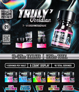 Truly7 Obsidian 7 Hydroxy (10ct) 125mg Per Tab (1250mg Per Jar)